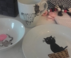 Babyshower servies schilderen