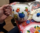 Workshop Porselein schilderen voorbeeld