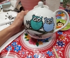 Workshop Porselein schilderen voorbeeld